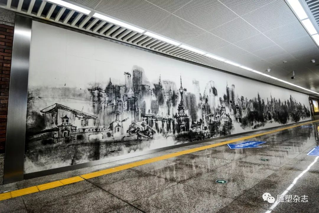 长春地铁2号线艺术图片
